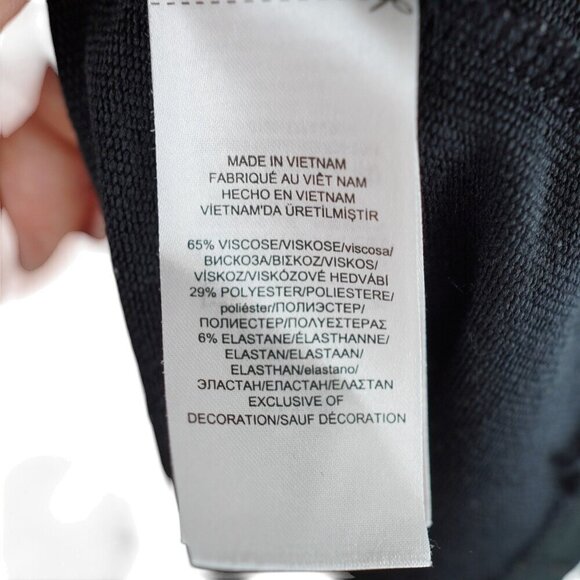 Lauren Ralph Lauren Womens Black Track-Stripe T-Shirt Size L - Picture 7 of 10